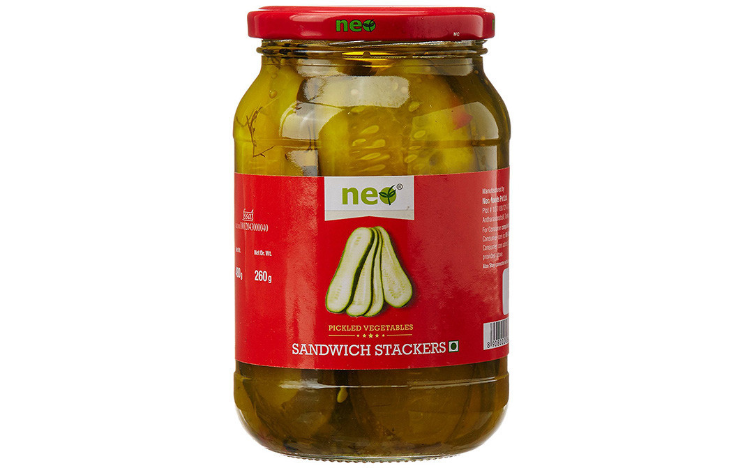 Neo Sandwich Stackers (Pickled Vegetables)    Glass Jar  480 grams